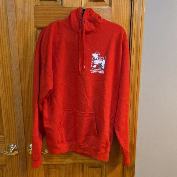 Red Southern Puppy Christmas Hoodie - Picture 2 of 8